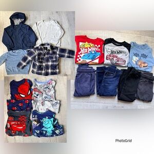 Kids Clothing Bundle with Hot Wheels and Spider-Man